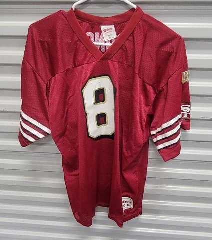 Vintage Wilson San Francisco 49ers Steve Young Jersey Size Youth XL Men's Small Cover