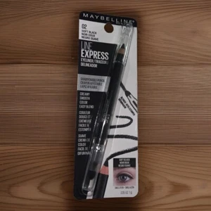 Maybelline Line Express Eyeliner Sharpenable Pencil, 02 Soft Black - Picture 1 of 2