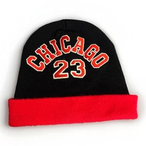 Michael Jordan Chicago Bulls Mütze Beanie #23 rot NBA Team - Bild 1 von 2