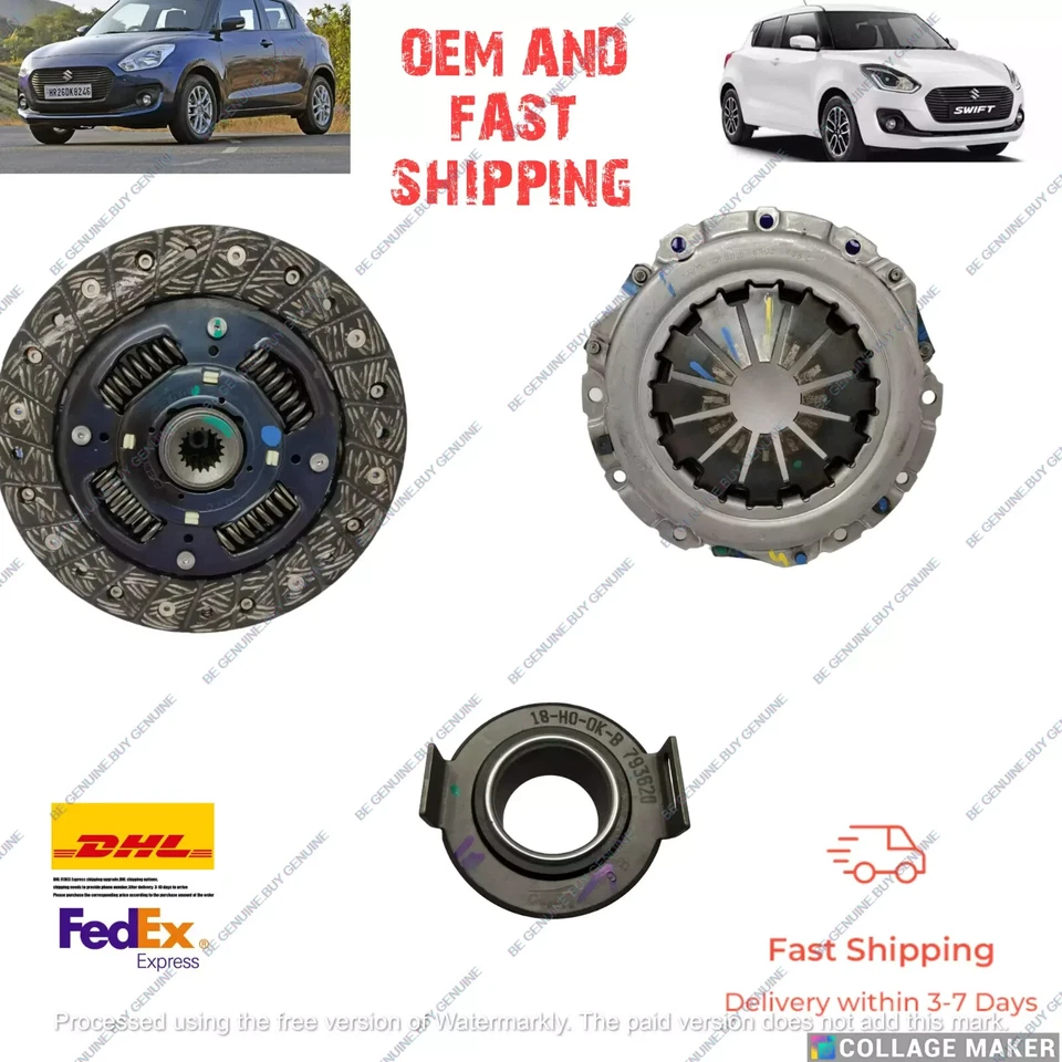 Kit de embrague 22400M66R00+22100M66R42+23265M79F00 para Suzuki Swift 2018-2024 OEM Foto 1 de 4