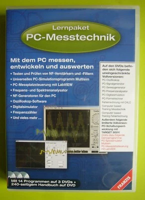 Lernpaket & Programme RC-Messtechnik von Franzis-3 DVD’s - Bild 1 von 3