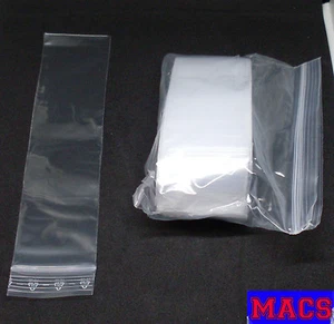 300 Tütchen Polybeutel 40 x 170 lang länglich Druckverschlussbeutel Zip Tüten - Bild 1 von 1