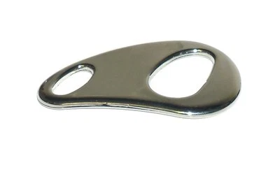 Argento Curvo Doppio Cursore Fibbie, Cintura / Borsa Scelta Quantità, Arte RD-2 - Immagine 1 di 2