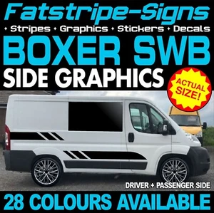 passend für Peugeot Boxer SWB L1 Grafik Aufkleber Streifen Decals Campervan Wohnmobil - Bild 1 von 2
