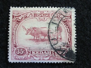 MALAYA/KEDAH - SCOTT# 39 - USED - CAT VAL $45.00 - Picture 1 of 2