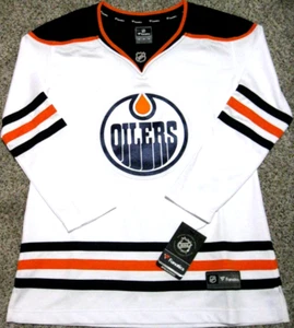 Edmonton Oilers Damen Road White Fanatics Breakaway Trikot - Bild 1 von 4