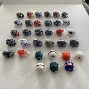 Lot Of 33 NFL Mini Helmets As Seen KC Chiefs San Fran Some Vending - Picture 1 of 16