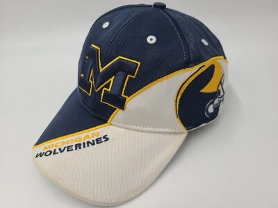 Michigan Wolverines Football Helmet Twins Enterprise Adjustable Hat Cap Men NCAA - Image 1 of 4