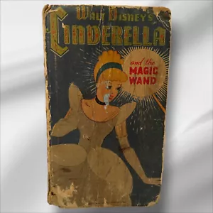 WALT DISNEY, CINDERELLA AND THE MAGIC WAND, 1950, Vintage Little Library Book - Imagen 1 de 11