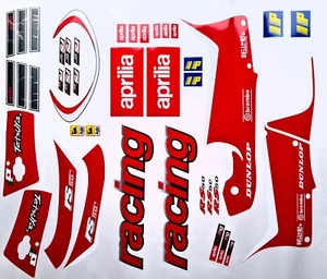 Aprilia RS 50 99-05 Tetsuya Edition Decor Decal Kit Sticker Fairing - Picture 1 of 4