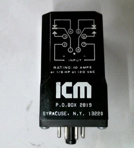 ICM MDR32DIYI5 RELAY 10A 120VAC -FREE SHIPPING - Picture 1 of 1