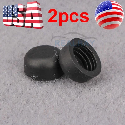 Cubierta de tapa de tuerca de montaje de goma para brazo limpiaparabrisas para Honda Accord 2003-2019 HRV 2016-2017 Foto 1 de 4