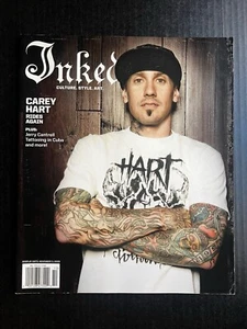 INKED MAGAZINE Oct 2009 Carey Hart Cuba La Coka Nostra Tattoo Convention - Picture 1 of 5