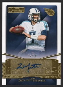 Zach Mettenberger 2015 Donruss Signature Series Autograph GOLD #128 Auto 06/10 - Bild 1 von 2