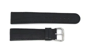 Oris Black Leather Strap 22mm - Picture 1 of 2