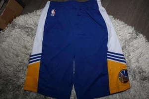 ADIDAS NBA AUTHENTICS GOLDEN STATE WARRIORS BOYS BASKETBALL SHORTS XL 18 NICE - Picture 1 of 9