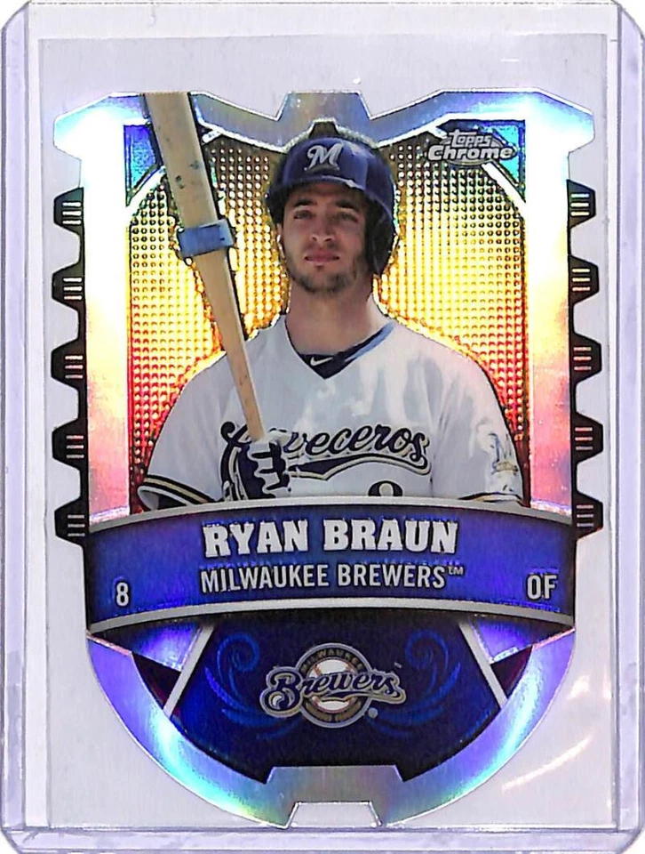2014 Topps Chrome Connections Die Cuts #CC-RB Ryan Braun Milwaukee Brewers 27069 - Image 1 of 2