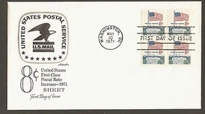 #1338F 8c Flag and White House - Artmaster FDCB4 - Picture 1 of 1