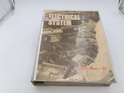 Manuale officina Alfa Romeo schemi elettrici Alfetta Giulietta Alfa 6 Alfasud 83 - Immagine 1 di 4