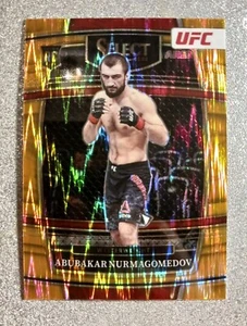 2022 Panini Select UFC Orange Flash #64 Abubakar Nurmagomedov RC Rookie mma card - Picture 1 of 2