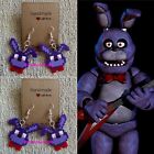 FNaF Bonnie Earrings Perler (more Five Nights at Freddy’s characters)