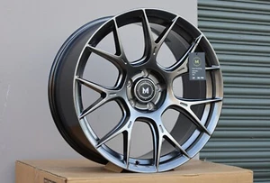 MFlow Racing Wheels MFR1 Hyper Black 19x9.5 5x114.3 ET35 73.1 Aggressive Fitment - Picture 1 of 3