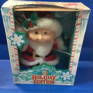 Vintage 1992 Cabbage Patch Kids Holiday Edition SANTA  BLUE EYES NIB - Picture 1 of 10