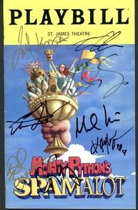 Monty Python's Spamalot Cast Signed Playbill - Picture 1 of 1