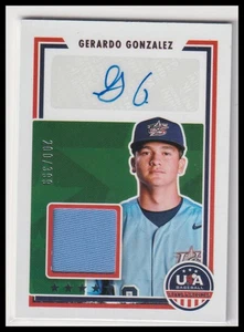 2022 Stars & Stripes USA Baseball #SSS-GE Gerardo Gonzalez Signatures #/399 - Picture 1 of 2