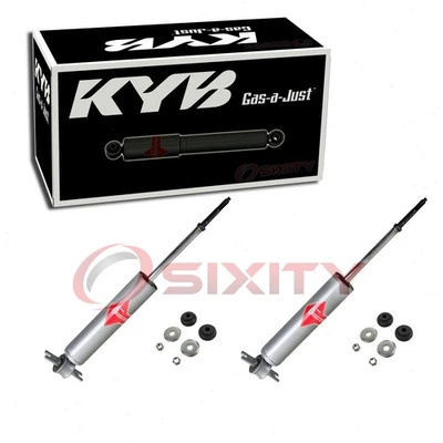 2 pc KYB Gas-a-Just Front Shock Absorbers for 1974 Plymouth PB100 Van Spring xz - Image 1 of 4