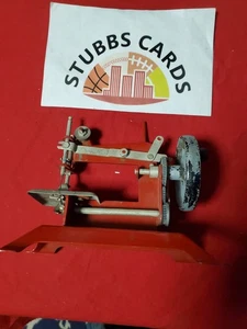 Unrestored Antique Vintage Miniature Sewing Machine Toy  W/ Gear Driven Crank - Picture 1 of 5