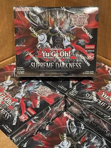 YuGiOh! Supreme Darkness Booster Box Factory Sealed - 24 Packs - English - 1st - Bild 1 von 3