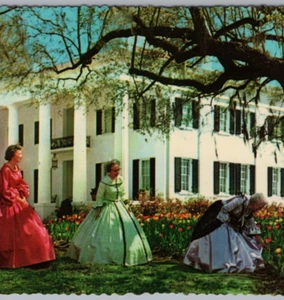Postal de D'evereux, Ladies & Garden, Natchez, Adams County Mississippi años 60 UNP - Imagen 1 de 3