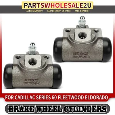 2x Cilindro de rueda de freno de tambor lateral trasero para Cadillac Serie 60 Fleetwood DeVille Foto 1 de 4