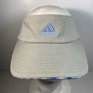 Adidas Womens Spring Climalite Tennis Sports Visor Khaki With Polka Dots Adjusts - Picture 1 of 8