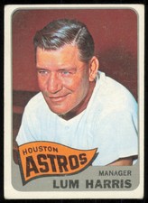 1965 TOPPS LUM HARRIS HOUSTON ASTROS #274 VG/EX