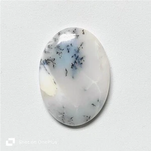 Piedra preciosa suelta cabujón ágata dendrita natural para joyería 47 quilates ME-10287 - Imagen 1 de 3