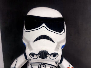 Peluche jouet Star Wars Storm Trooper avec étiquette Disney Lucasfilm 12"/30 cm. Grand