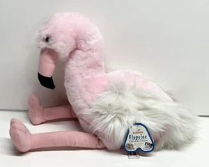 Aurora World Plüschtier Flopsies FLO der Flamingo 14 Zoll Stofftier - Neu mit Etikett! - Bild 1 von 6