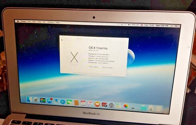 APPLE MACBOOK AIR 11 A1370 A1465 2010 2011 2012 LCD SCREEN DISPLAY COMPLETE - Image 1 of 4