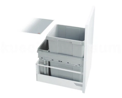 Hailo Abfallsammler Euro-Cargo 30 Abfalltrennsystem Mülleimer Schubkasteneinsatz - Bild 1 von 4