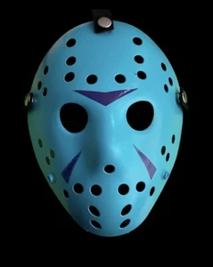 FRIDAY THE 13TH JASON VOORHEES HOCKEY MASK HALLOWEEN COSTUME PARTY HORROR PROP - Picture 1 of 3