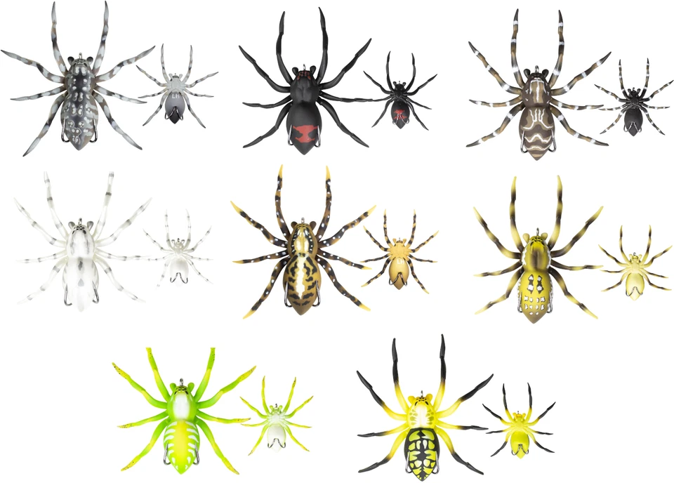 Lunkerhunt Phantom Spider Topwater Hollow Body Arachnid Bass Surface Bait - Image 1 of 1