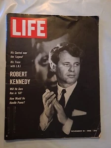 LIFE Magazine: Nov 18 1966   *Robert Kennedy,VINTAGE  - Imagen 1 de 6