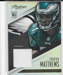 Jordan Matthews 2014 Prestige Football Prime Rookie Jersey NrMt #JM - Picture 1 of 1