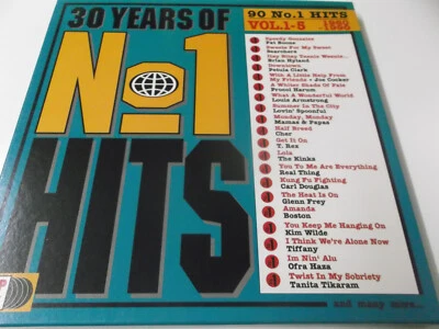 66863 - 30 YEARS OF NO. 1 HITS VOL. 1-5 - 1990 TELDEC VINYL 5LP BOX SET (669598) - Bild 1 von 4