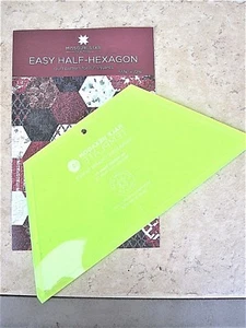 Mitad hexagonal de 10" y mitad fácil - patrón hexagonal Missouri Star Edredón Co. Nuevo - Imagen 1 de 6