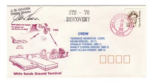 Shuttle STS-70 Discovery Launch White Sands STDN Las Cruces Cover SIGNED - Picture 1 of 1