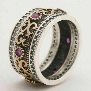 Turkish Handmade Fashion Women 925 Silver Cubic Zirconia Rings Wedding Jewelry