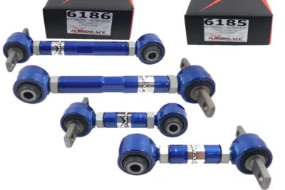 HARDRACE Rear Camber & Toe Arm, Harden Rubber EVO 1-3 Lancer Mirage-1993-2000- - Image 1 of 3